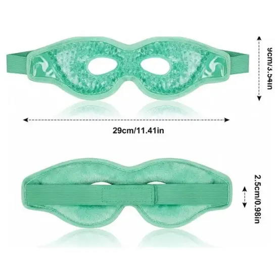 Sunup SN-29668 Jel Boncuklu Göz Maskesi Soğuk & Sıcak Kullanım Rahatlatıcı Terapi Maskesi resmi