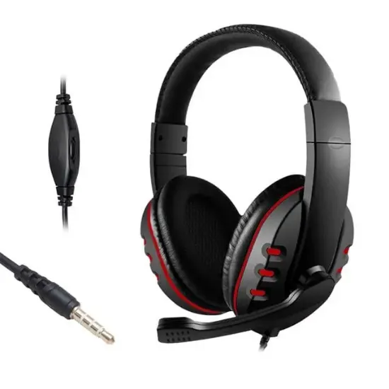 Magicvoice 3.5 Mm Aux Giriş Stereo Mikrofonlu Kulaküstü Oyuncu Kulaklık GM002 resmi