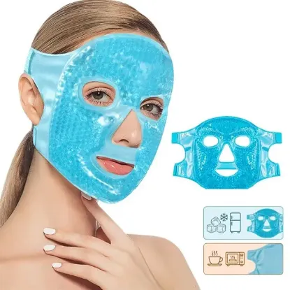 Sunup SN-29669 Soğuk Sıcak Kullanım Jel Boncuklu Tam Yüz Terapi Maskesi resmi
