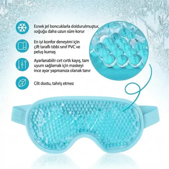 Sunup SN-29667 Soğuk Ve Sıcak Kullanım Jel Terapi Göz Maskesi resmi