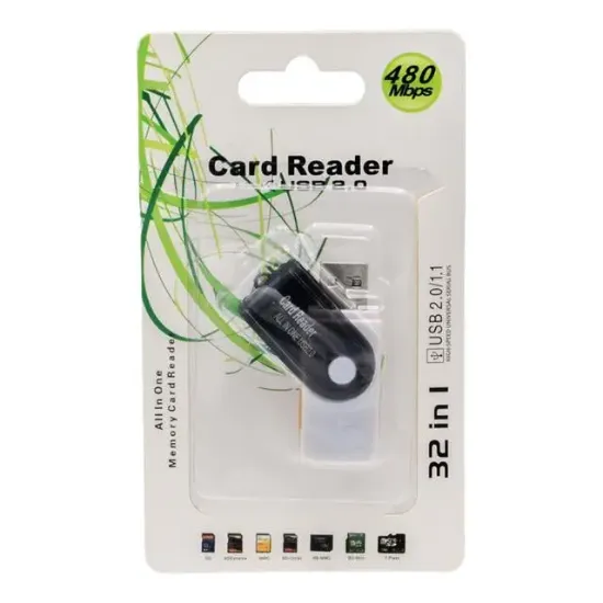 Powermaster PM-2513 USB 2.0 Çoklu 32in1 SD-Mmc Kart Okuyucu resmi