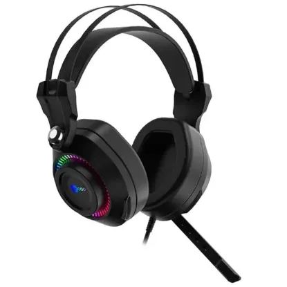 Lenovo Lecoo HT405 Kulak Üstü RGB Led Aydınlatma Kablolu Gaming Oyuncu Kulaklık resmi