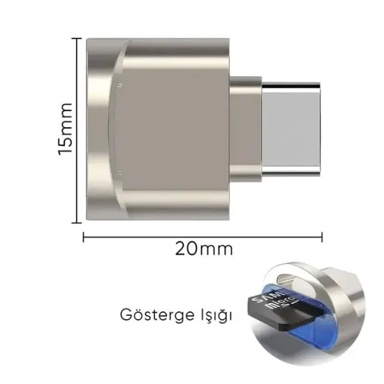 PowerMaster PM-26612 TYPE-C Kart Okuyucu resmi
