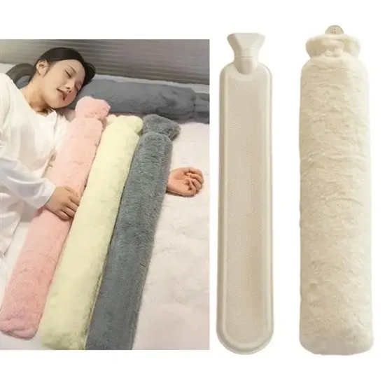 Sunup SN-29910 Peluş Kılıflı Yumuşak Dokulu Uzun 76 Cm 2500 Ml Kapasiteli Sıcak Su Torbası resmi