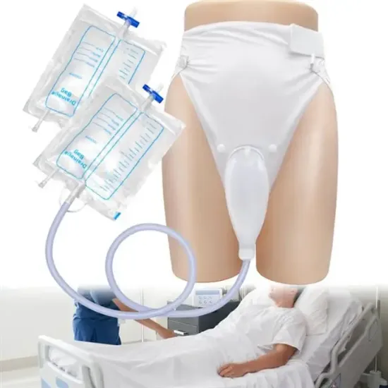 Sunup SN-29978 Erkekler İçin Silikon İdrar Toplayıcı Külotlu Üniter Sistemi resmi