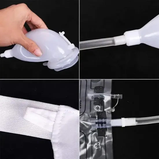 Sunup SN-29978 Erkekler İçin Silikon İdrar Toplayıcı Külotlu Üniter Sistemi resmi