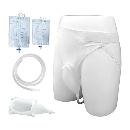 Sunup SN-29977 Yaşlı Erkekler İçin Silikon İdrar Toplayıcı Külotlu Üniter Sistemi resmi