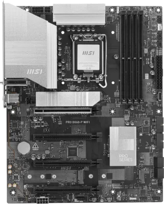 MSI PRO B860-P WIFI SOKET 1851 DDR5 8600MHZ(OC) 3xM.2 1x TB4 HDMI DISPLAY 5G LAN WIFI 7 ATX resmi