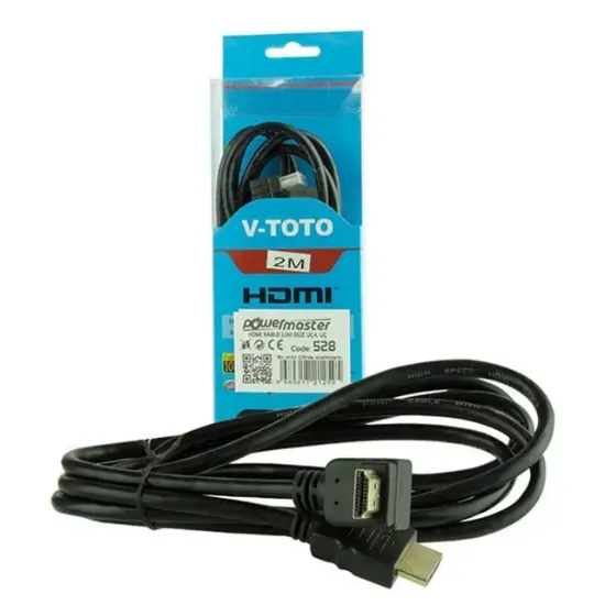 Powermaster L Uçlu HDMI Kablo 1.5 Metre resmi
