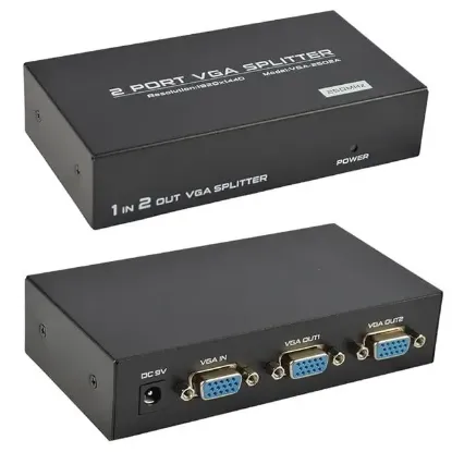 Powermaster 2 Port 250 Mhz Vga Splitter Dağıtıcı resmi