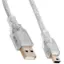 Powermaster USB 2.0 Şeffaf 5 Metre Usb AM Mini 5 Pin Kablo resmi