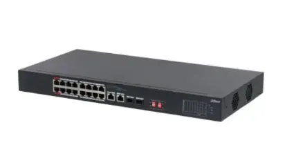 DAHUA DH-S3218-16ET-135 16 PORT 16XFE-2XGE-2XGE/SFP 135W POE SWİTCH resmi