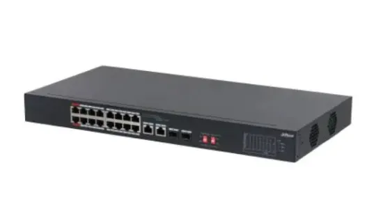 DAHUA DH-S3218-16ET-135 16 PORT 16XFE-2XGE-2XGE/SFP 135W POE SWİTCH resmi