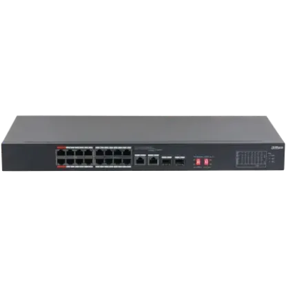 DAHUA DH-S3218-16ET-135 16 PORT 16XFE-2XGE-2XGE/SFP 135W POE SWİTCH resmi