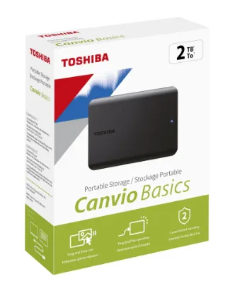 2TB CANVIO BASICS 2.5" USB3.2 G1 TOSHIBA HDTB520EK3AA resmi