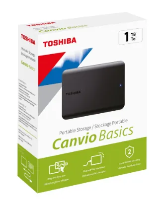 1TB CANVIO BASICS 2.5" USB3.2 G1 TOSHIBA HDTB510EK3AA resmi