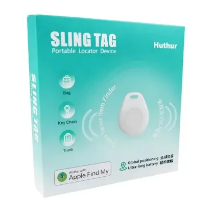 Powermaster PM-27092 Sling Air Tag Apple Find My Uyumlu Akıllı Takip Cihazı Global Konumlandırma resmi