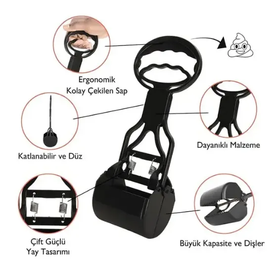 Sunup SN-29128 Küçük Boy Evcil Hayvan Dışkı Toplama Küreği resmi