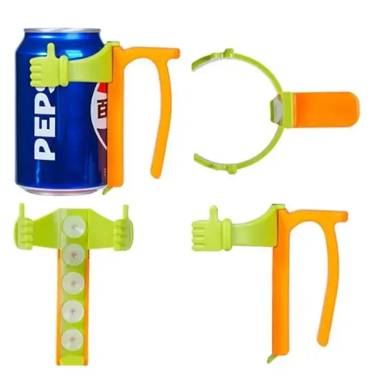 Sunup SN-29912 Kaymaz Saplı El Tasarım Kutu İçecek Tutucu resmi