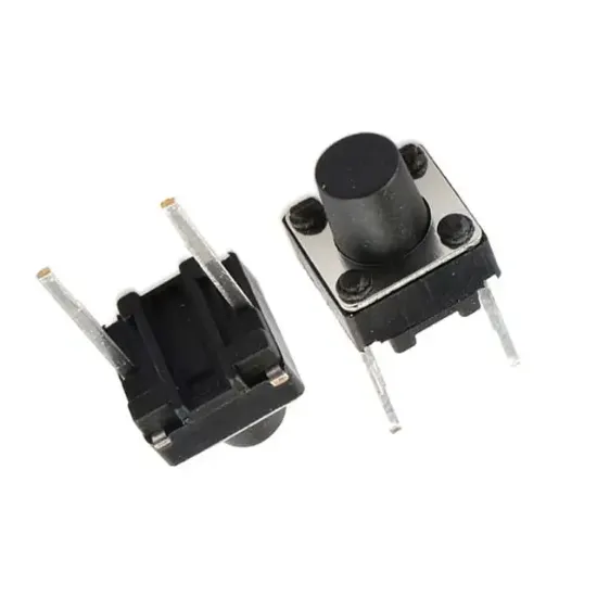 PowerMaster Tact Switch Şaseli 6x6x3.5 Mm 2 Bacak IC-200A C9 Buton resmi