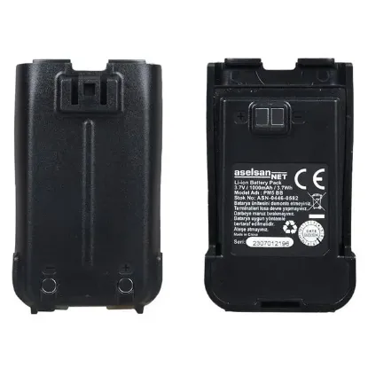 Aselsan A446C PM5BB LI-ON 3.7V 1000mAh Yedek Lityum Batarya Pili resmi