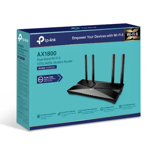 TP-LINK ARCHER VX1800V VDSL /ADSL MODEM ROUTER resmi