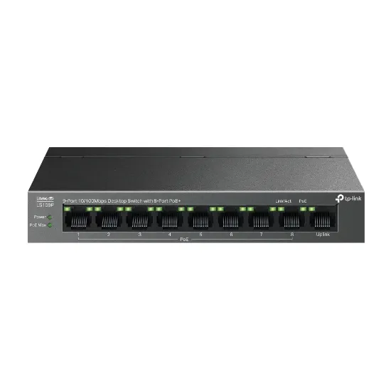 TP-LINK LS109P 9PORT 10/100 POE SWITCH resmi