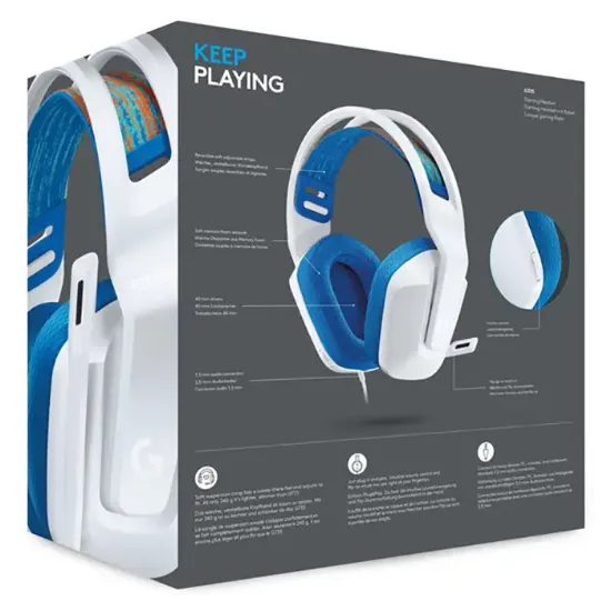 LOGITECH G335 981-001018 KABLOLU GAMING KULAKLIK resmi