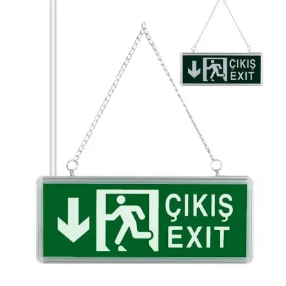 ZMR ZMR-670/Y.02 3W Yukarı-Aşağı Yön Acil Çıkış Yönlendirme Tabelası - Lambası (38X30X36Mm) resmi