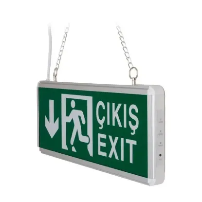 ZMR ZMR-670/Y.02 3W Yukarı-Aşağı Yön Acil Çıkış Yönlendirme Tabelası - Lambası (38X30X36Mm) resmi