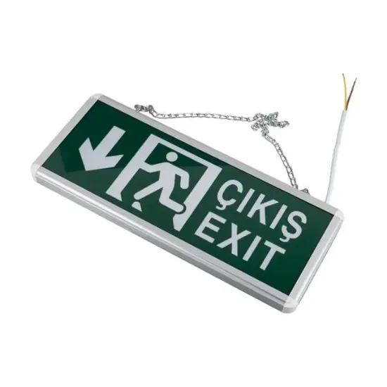 ZMR ZMR-670/Y.02 3W Yukarı-Aşağı Yön Acil Çıkış Yönlendirme Tabelası - Lambası (38X30X36Mm) resmi