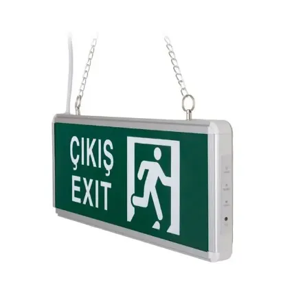 ZMR ZMR-670/Y.00 3W Tek Yön Acil Çıkış Yönlendirme Tabelası - Lambası (38X30X36mm) resmi