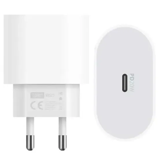 Powerway RXS27 20W Type-C Şarj Adaptörü - Kablo Seti (Apple 15 Pro-Pro Max Uyumlu) resmi