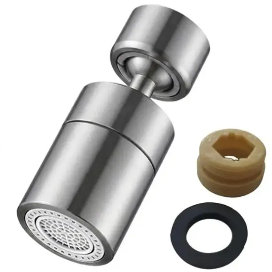 Sunup SN-29317 Çift Hız Ayarlı Gümüş Renk Musluk Başlığı resmi