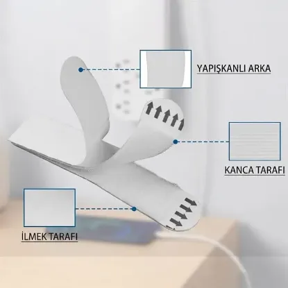 Sunup SN-29146 Fotoğraf Çerçevesi İçin 12 Çift Cırt Cırtlı Sticker Montaj Şeridi resmi