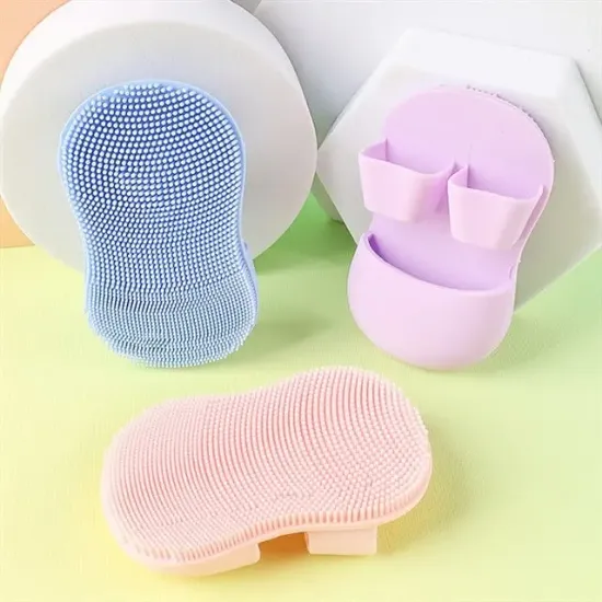 Sunup SN-29144 Silikon Cilt Yüz El Temizleme ve Peeling Fırçası resmi