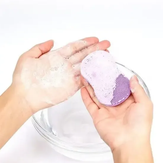 Sunup SN-29144 Silikon Cilt Yüz El Temizleme ve Peeling Fırçası resmi