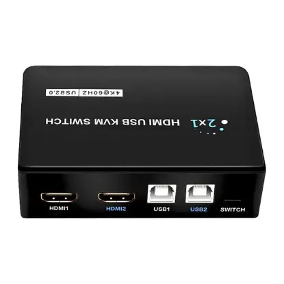 Powermaster PM-11789 4K Hdmi Usb Kvm Switch 2x1 resmi