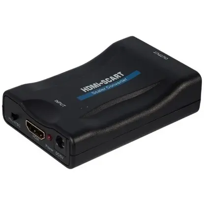 PowerMaster PM-18587 HDMI to SCART Aktif Çevirici Dönüştürücü Adaptör PAL/NTSC resmi