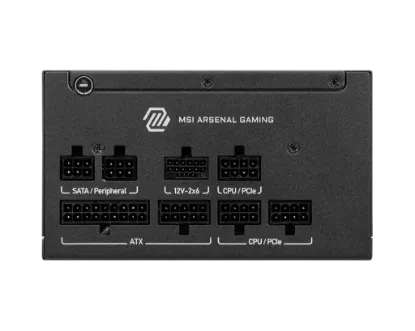 MSI MAG A750GLS PCIE5 750W 80+GOLD POWER SUPPLY resmi