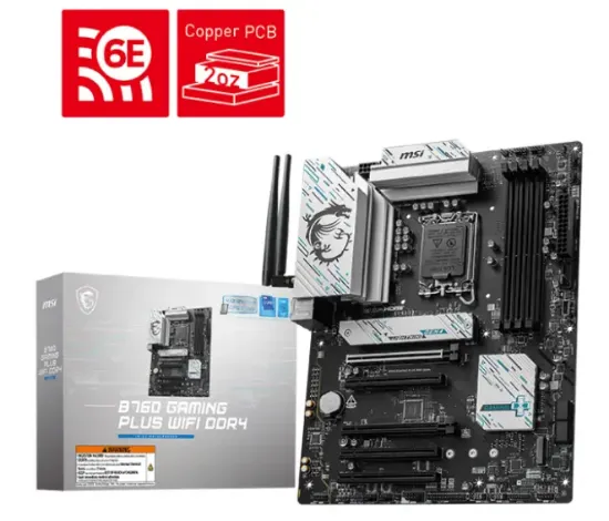 MSI B760 GAMING PLUS WIFI DDR4 M.2 ATX 1700p resmi