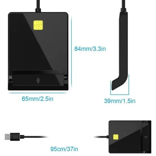 Powermaster PM-29960 USB Akıllı Kart Okuyucu CAC Reader resmi