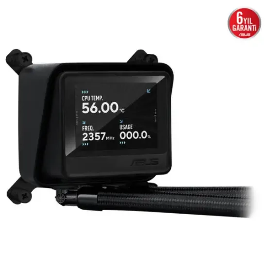 ASUS MAX GAMING LC 360 ARGB LCD SIVI SOGUTMA resmi