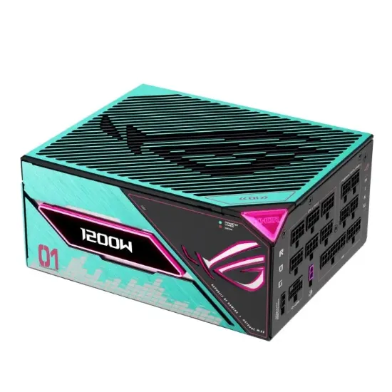 ASUS ROG-THOR-1200P3-MIKU PLATINUM III 1200W PSU resmi