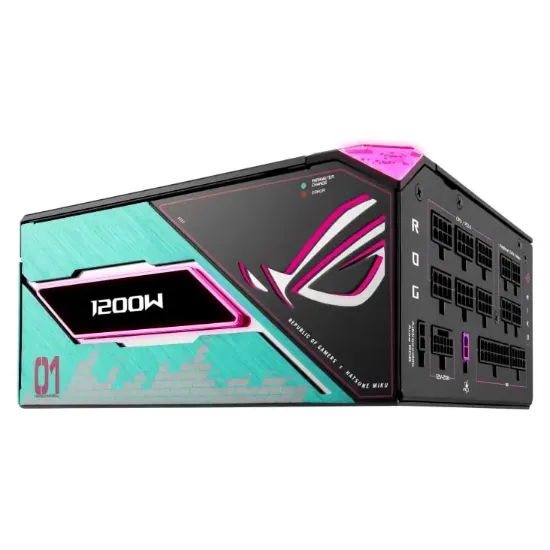 ASUS ROG-THOR-1200P3-MIKU PLATINUM III 1200W PSU resmi