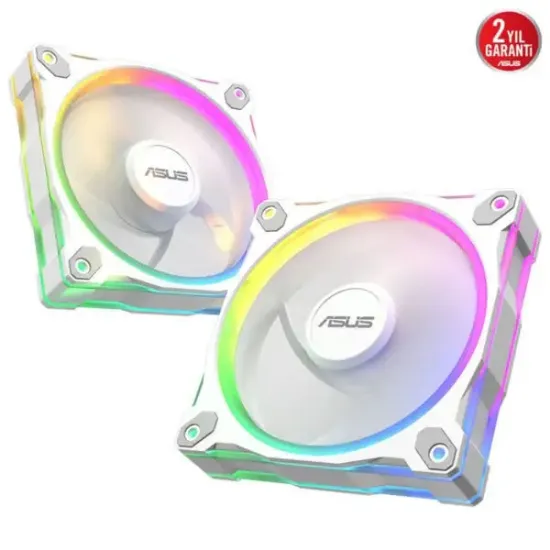 ASUS PRIME MR120 FAN RGB BEYAZ resmi