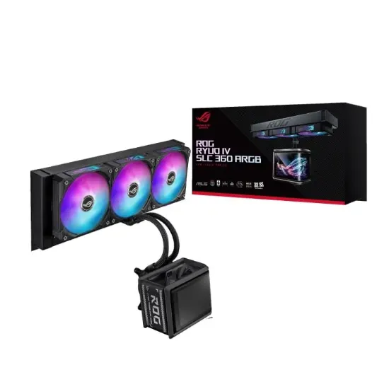 ASUS ROG RYUO IV SLC 360 ARGB 360MM SIVI SOĞUTUCU resmi