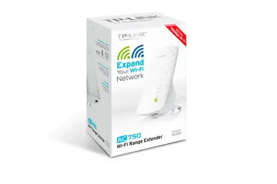 TP-LINK RE200(EU) AC750 750Mbps PRİZ TİPİ MENZİL GENİŞLETİCİ resmi