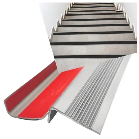 Sunup SN-29152 Kendinden Yapışkanlı Kaymaz Kauçuk Merdiven Basamak Şeridi 5x2.5x100cm Gri resmi