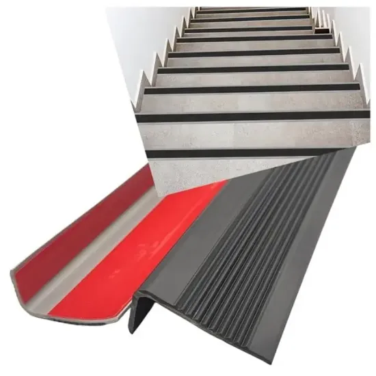 Sunup SN-29151 Kendinden Yapışkanlı Kaymaz Kauçuk Merdiven Basamak Şeridi 5x2.5x100cm Siyah resmi